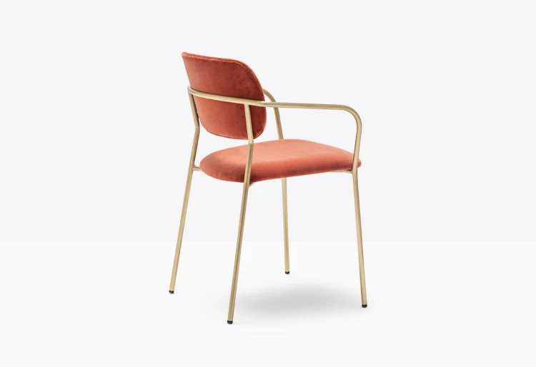 krzesło Jazz, krzesło Pedrali, włoski design, krzesło tapicerowane, krzesło ze stali, krzesło z podłokietnikami, krzesło ergonomiczne, nowoczesne krzesło, eleganckie krzesło, krzesło do restauracji, krzesło do biura, krzesło do jadalni