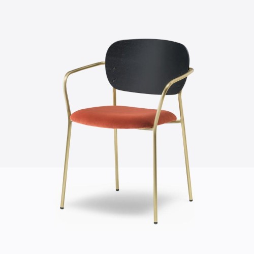krzesło Jazz, krzesło Pedrali, włoski design, krzesło tapicerowane, krzesło ze stali, krzesło z podłokietnikami, krzesło ergonomiczne, nowoczesne krzesło, eleganckie krzesło, krzesło do restauracji, krzesło do biura, krzesło do jadalni