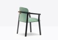 krzesło Lamorisse, krzesło Pedrali, włoski design, krzesło drewniane, krzesło tapicerowane, krzesło z podłokietnikami, drewno jesionowe, eleganckie krzesło, meble włoskie, krzesło do jadalni, krzesło do restauracji, komfortowe siedzisko