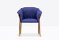 krzesło Lamorisse, krzesło Pedrali, włoski design, krzesło drewniane, krzesło tapicerowane, krzesło z podłokietnikami, drewno jesionowe, eleganckie krzesło, meble włoskie, krzesło do jadalni, krzesło do restauracji, komfortowe siedzisko