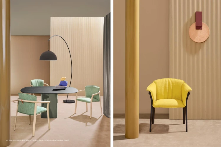krzesło Lamorisse, krzesło Pedrali, włoski design, krzesło drewniane, krzesło tapicerowane, krzesło z podłokietnikami, drewno jesionowe, eleganckie krzesło, meble włoskie, krzesło do jadalni, krzesło do restauracji, komfortowe siedzisko
