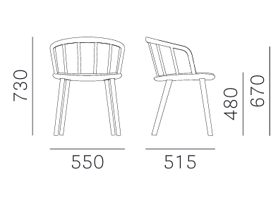 krzesło Nym, krzesło Pedrali, włoski design, krzesło drewniane, krzesło tapicerowane, krzesło do jadalni, krzesło do restauracji, krzesło ergonomiczne