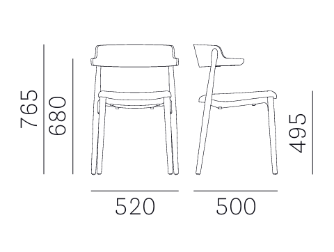 krzesło Nemea, krzesło Pedrali, krzesło drewniane, krzesło do jadalni, krzesło do kuchni, krzesło styl skandynawski, włoski design, nowoczesny design