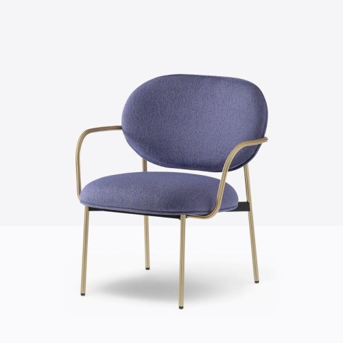 fotel Blume, fotel Pedrali, włoski design, fotel aluminiowy, fotel tapicerowany, fotel do biura, fotel do restauracji, elegancki fotel, nowoczesne meble, meble włoskie, fotel do salonu