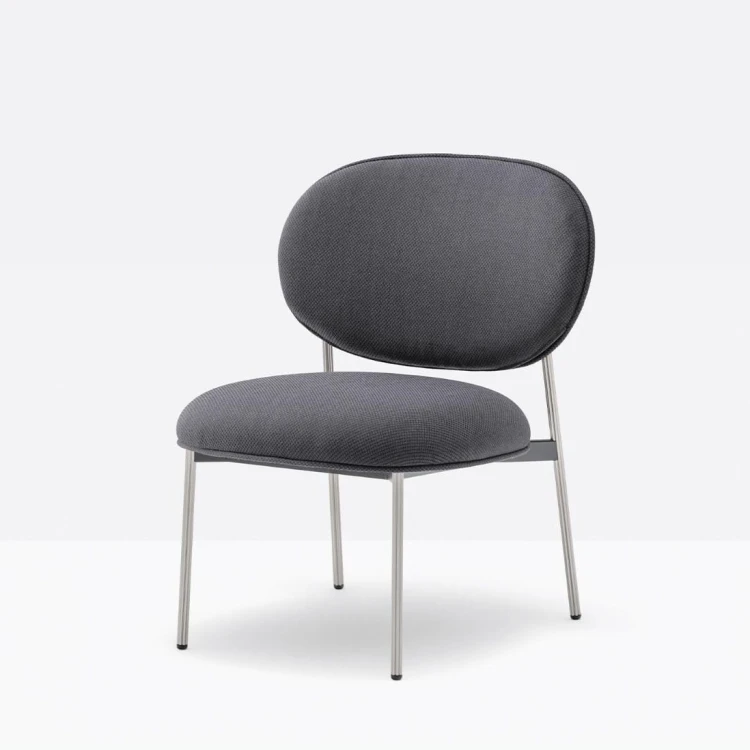 fotel Blume, fotel Pedrali, włoski design, fotel aluminiowy, fotel tapicerowany, fotel do biura, fotel do restauracji, elegancki fotel, nowoczesne meble, meble włoskie, fotel do salonu