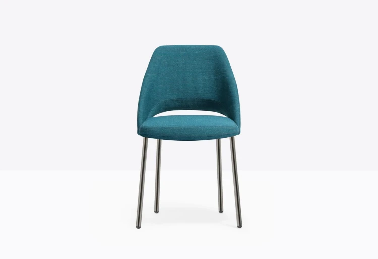 krzesło Vic, krzesło tapicerowane, eleganckie krzesło do jadalni, krzesło do restauracji, krzesło do kawiarni,  wygodne krzesło do stołu, designerskie krzesło
