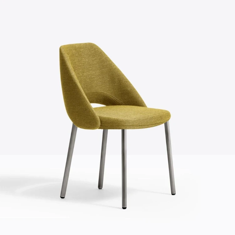 krzesło Vic, krzesło tapicerowane, eleganckie krzesło do jadalni, krzesło do restauracji, krzesło do kawiarni,  wygodne krzesło do stołu, designerskie krzesło