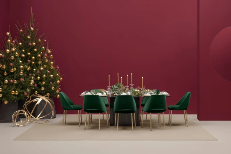 krzesło Vic, krzesło tapicerowane, eleganckie krzesło do jadalni, krzesło do restauracji, krzesło do kawiarni,  wygodne krzesło do stołu, designerskie krzesło