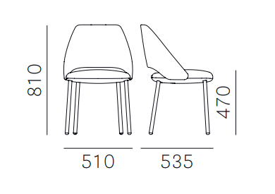 krzesło Vic, krzesło tapicerowane, eleganckie krzesło do jadalni, krzesło do restauracji, krzesło do kawiarni,  wygodne krzesło do stołu, designerskie krzesło