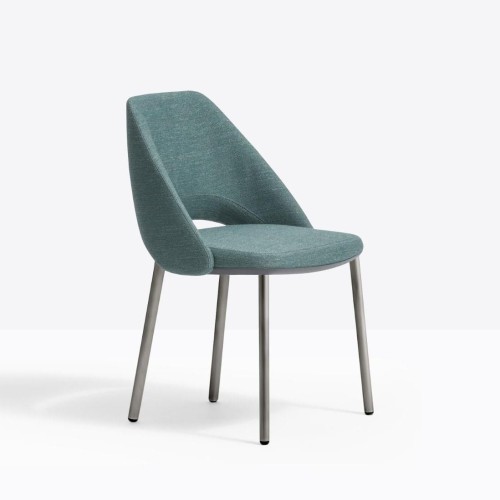 krzesło Vic, krzesło tapicerowane, eleganckie krzesło do jadalni, krzesło do restauracji, krzesło do kawiarni,  wygodne krzesło do stołu, designerskie krzesło