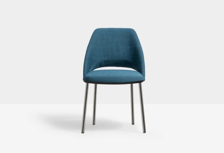 krzesło Vic, krzesło tapicerowane, eleganckie krzesło do jadalni, krzesło do restauracji, krzesło do kawiarni,  wygodne krzesło do stołu, designerskie krzesło