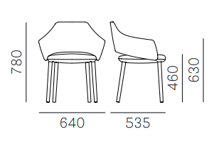 krzesło Vic, krzesło tapicerowane, eleganckie krzesło do jadalni, krzesło do restauracji, krzesło do kawiarni, krzesło na drewnianych nogach, krzesło z litego drewna, krzesło z jesionu, wygodne krzesło do stołu, designerskie krzesło