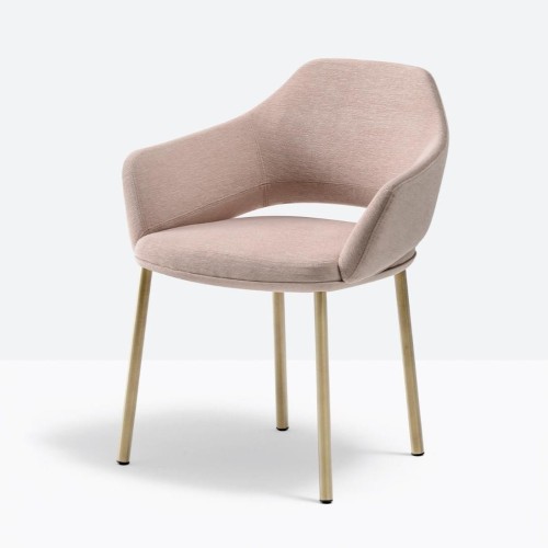 krzesło Vic, krzesło tapicerowane, eleganckie krzesło do jadalni, krzesło do restauracji, krzesło do kawiarni,  wygodne krzesło do stołu, designerskie krzesło