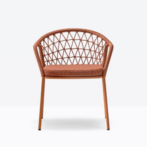 krzesło Panarea, krzesło ogrodowe, krzesło tarasowe, włoskie krzesło, designerskie krzesło ogrodowe, stylowe krzesło na taras, krzesło z poduszką, krzesło odporne na warunki atmosferyczne, meble ogrodowe, meble outdoorowe.