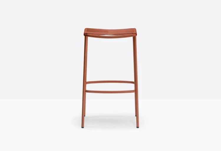 hoker Philia, hoker Pedrali, hoker outdoorowy, hoker na taras, hoker ogrodowy, hoker do restauracji, hoker pleciony, nowoczesny design, włoski design
