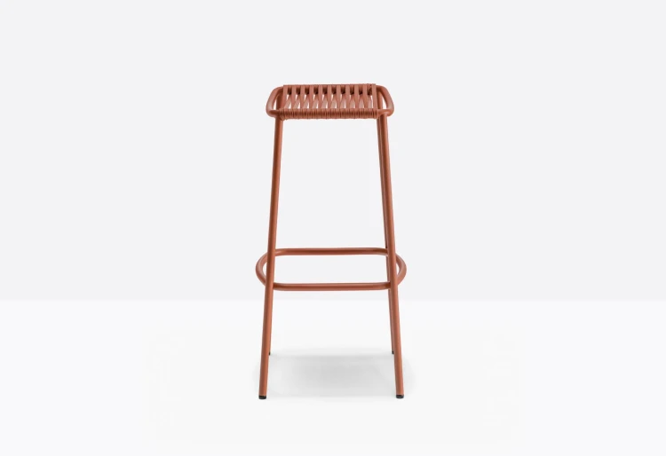 hoker Philia, hoker Pedrali, hoker outdoorowy, hoker na taras, hoker ogrodowy, hoker do restauracji, hoker pleciony, nowoczesny design, włoski design