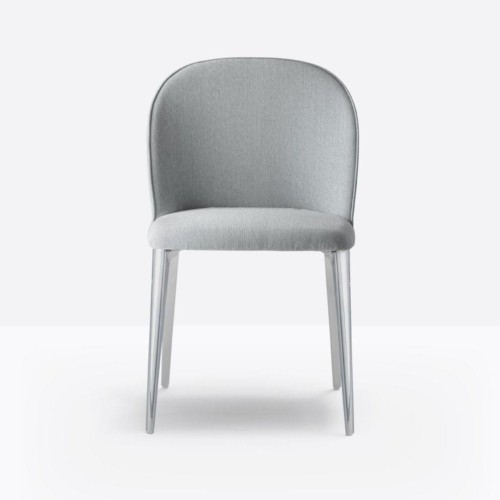 krzesło Laja, krzesło z aluminiową, krzesło tapicerowane, krzesło Pedrali, krzesło do jadalni, krzesło do restauracji, nowoczesne krzesło