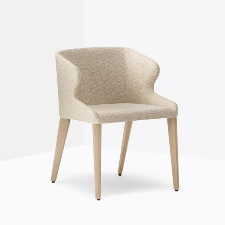 krzesło Leila, krzesło Pedrali, krzesło tapicerowane, krzesło dębowe, krzesło do jadalni, krzesło do biura, krzesło do gabinetu, włoski design