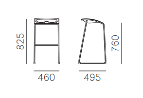 hoker Arod, hoker Pedrali, hoker do kuchni, hoker do jadalni, hoker do kuchni, hoker do restauracji, hoker do kawiarni, włoski design