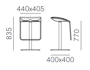 hoker Arod, hoker Pedrali, hoker do kuchni, hoker do jadalni, hoker do kuchni, hoker do restauracji, hoker do kawiarni, włoski design