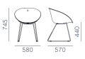 krzesło Pedrali, krzesło Gliss, designerskie krzesło, włoski design, krzesło z podłokietnikami, krzesło do jadalni, krzesło do kuchni, krzesło do restauracji, krzesło do kawiarni, krzesło konferencyjne, krzesło drewniane