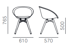 krzesło Pedrali, krzesło Gliss, designerskie krzesło, włoski design, krzesło z podłokietnikami, krzesło do jadalni, krzesło do kuchni, krzesło do restauracji, krzesło do kawiarni, krzesło konferencyjne, krzesło drewniane