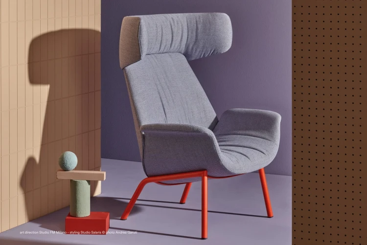 fotel Ila, fotel Pedrali, fotel tapicerowany, fotel do salonu, fotel nowoczesny, włoski design, fotel do sypialni, fotel do restauracji, ergonomiczny fotel