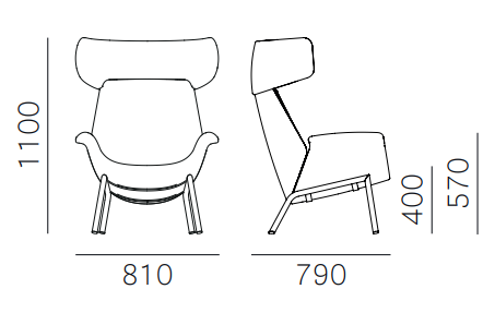 fotel Ila, fotel Pedrali, fotel tapicerowany, fotel do salonu, fotel nowoczesny, włoski design, fotel do sypialni, fotel do restauracji, ergonomiczny fotel