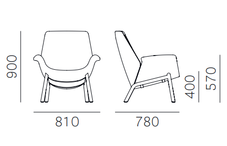 fotel Ila, fotel Pedrali, fotel tapicerowany, fotel do salonu, fotel nowoczesny, włoski design, fotel do sypialni, fotel do restauracji, ergonomiczny fotel