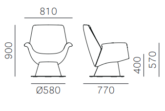 fotel Ila, fotel Pedrali, fotel tapicerowany, fotel do salonu, fotel nowoczesny, włoski design, fotel do sypialni, fotel do restauracji, ergonomiczny fotel