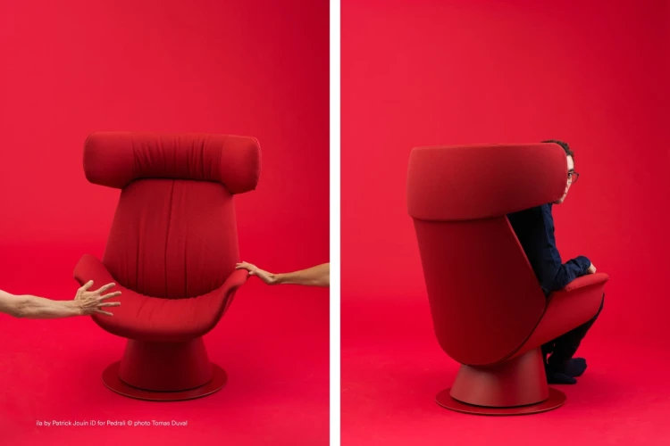 fotel Ila, fotel Pedrali, fotel tapicerowany, fotel do salonu, fotel nowoczesny, włoski design, fotel do sypialni, fotel do restauracji, ergonomiczny fotel