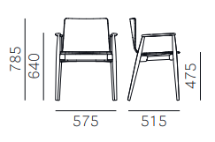 krzesło Malmo, krzesło Pedrali, krzesło drewniane, krzesło do jadalni, krzesło do kuchni, krzesło do restauracji, nowoczesny design, włoski design