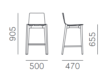 hoker Malmo, hoker Pedrali, hoker drewniany, włoski hoker, hoker do jadalni, hoker do kuchni, hoker do restauracji, nowoczesny design, włoski design