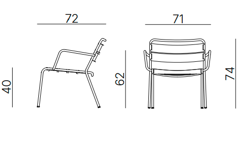 krzesło Twist, Vermobil Twist, krzesło stalowe, krzesło ogrodowe stalowe, krzesło retro, krzesło w stylu retro, krzesło z podłokietnikami, krzesło bez podłokietników, krzesło sztaplowane, designerskie krzesło ogrodowe, włoskie meble ogrodowe