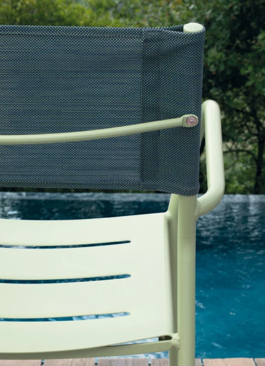 krzesło Vera, krzesło Vermobil, włoskie meble, outdoor furniture, krzesło outdoorowe, krzesło sztaplowane, krzesło tarasowe, krzesło metalowe, krzesło odporne na warunki atmosferyczne