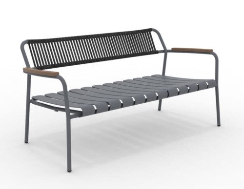 sofa Verdea, sofa Vermobil, sofa aluminiowa, sofa sztaplowana, sofa outdoorowa, sofa odporna na warunki atmosferyczne, sofa tarasowa