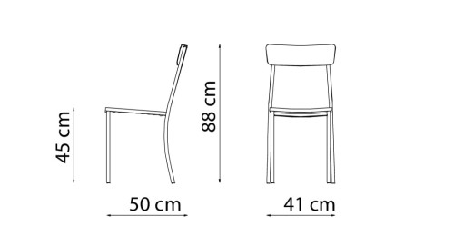 krzesło Mogan, krzesło Vermobil, krzesło stalowe, krzesło sztaplowane, krzesło outdoorowe, krzesło ogrodowe, krzesło tarasowe, krzesło do ogródka restauracyjnego