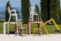 stół Quatris, stół Vermobil, stół tarasowy, stół outdoorowy, stół odporny na warunki atmosferyczne, stół stalowy, stół sztaplowany