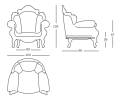 fotel Proust, fotel Magis, fotel outdoorowy, fotel z tworzywa, fotel odporny na warunki atmosferyczne, fotel glamour