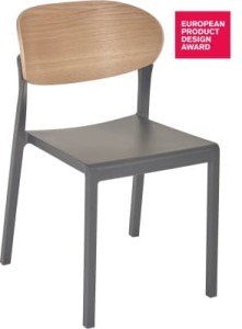 Krzesło Bake Wood anthracite - Ezpeleta