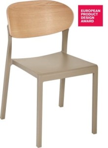 Krzesło Bake Wood taupe - Ezpeleta