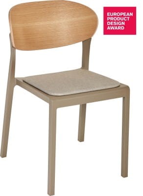 Krzesło Bake Ezpeleta, krzesło plastikowe, krzesło do restauracji, krzesło sztaplowane, krzesło cateringowe