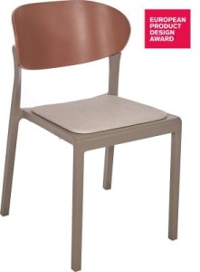 Krzesło Bake Pad taupe/terracota - Ezpeleta