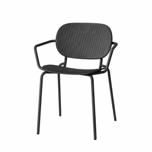 Krzesło Si-Si Vibes z podłokietnikami antracyt - Scab Design