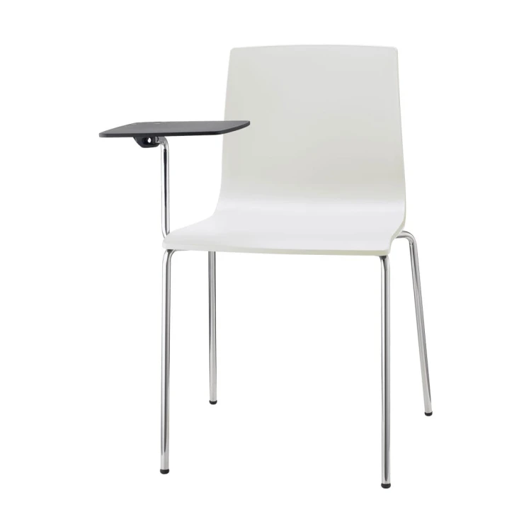 Krzesło Alice z pulpitem 2578 11 Scab Design białe nowoczesność prostota komfort