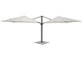 parasol Doppio, parasol Greenwood, parasol ogrodowy, parasol aluminiowy, parasol rozkładany, podwójny parasol, parasol do restauracji