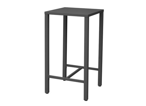 stolik barowy Iseo, stolik barowy Greenwood, stolik barowy metalowy, stolik do ogródka restauracyjnego, stolik do restauracji, stolik outdoorowy, stolik odporny na warunki atmosferyczne, stolik sztaplowany