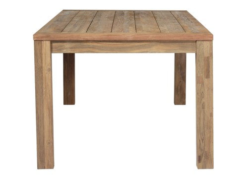 stół Giacarta, stół Greenwood, stół drewniany, stół z drewna tekowego, stół prostokątny, stół boho, stół w stylu rustykalnym