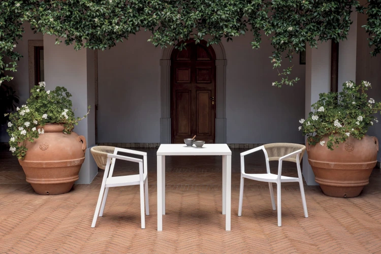 stół Garda, Greenwood, stół metalowy, stół outdoorowy, stół HoReCa, stół do restauracji