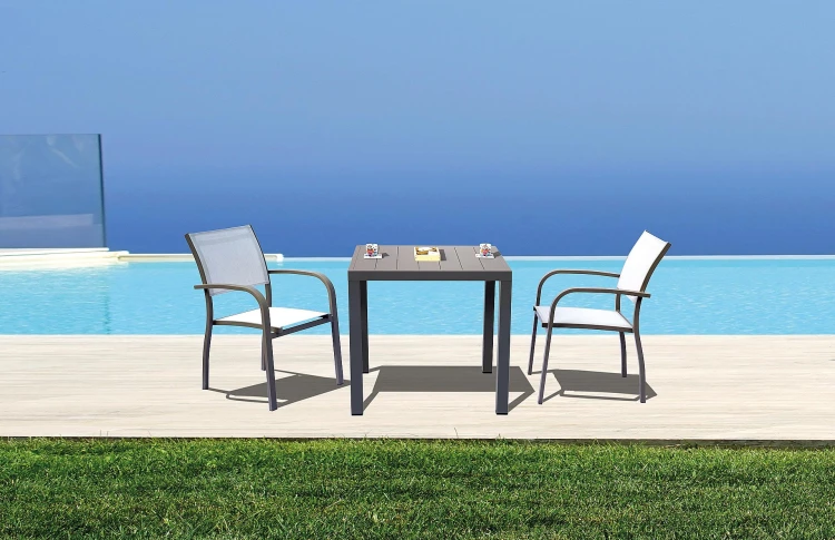 stół San Vincenzo, Greenwood, stół aluminiowy, stół outdoorowy, stół HoReCa, stół do restauracji